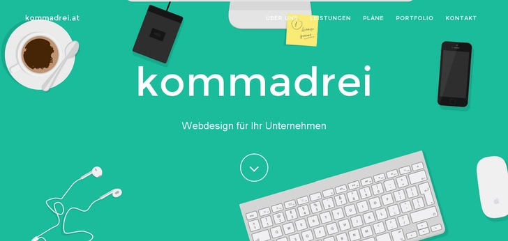Site kommadrei.at illustrations
