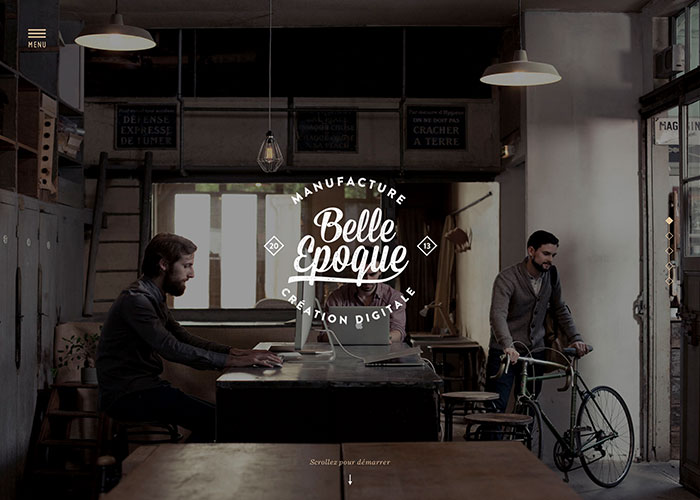 Site agence-belle-epoque.fr typography