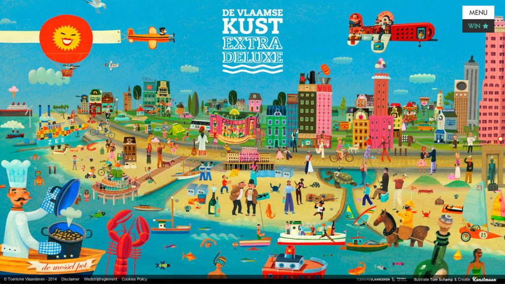 Extradeluxe.be site design