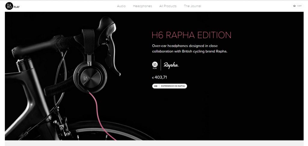 Magazine style website