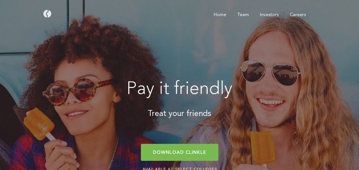 Site clinkle.com background and images