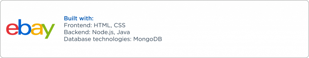 eBay companie that use Node.js