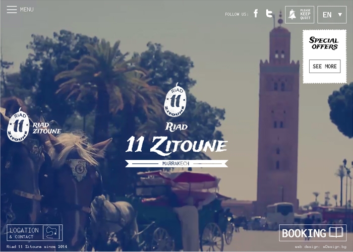 Site riad11.net background and images