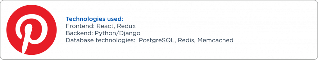 Pinterest companie that use python/django