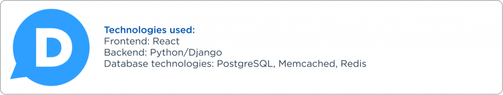 Disqus companie that use python/django