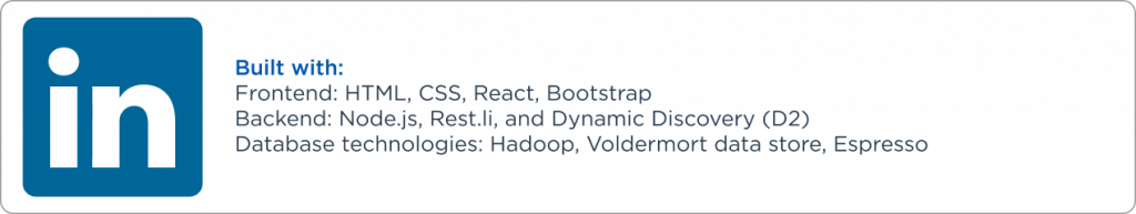 LinkedIn companies that use Node.js