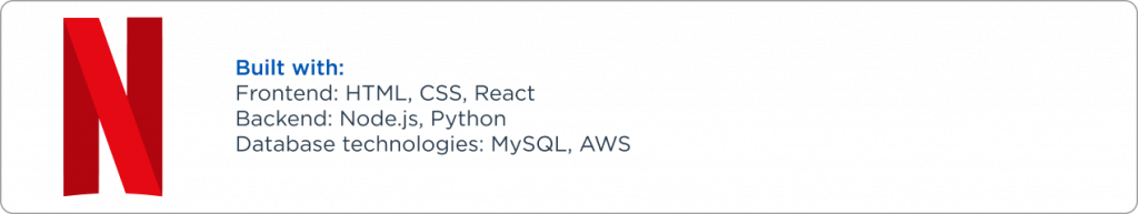 Netflix  companie that use Node.js