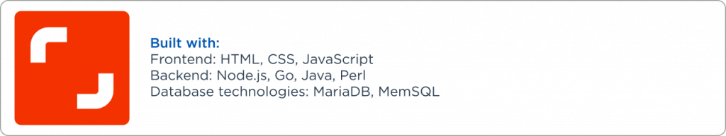 Shutterstock companie that use Node.js