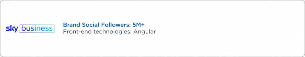 Example of Angular website 10