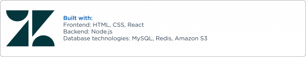 Zendesk companie that use Node.js