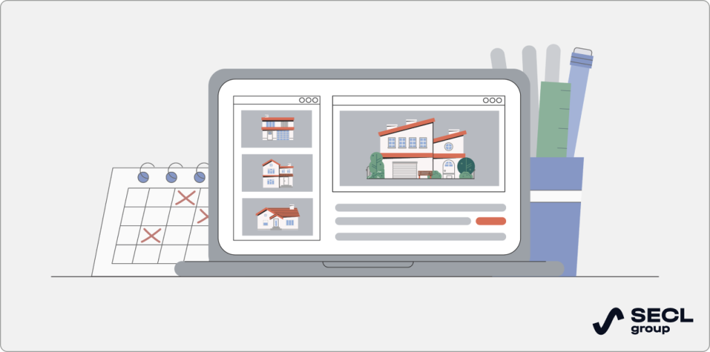 real estate website features